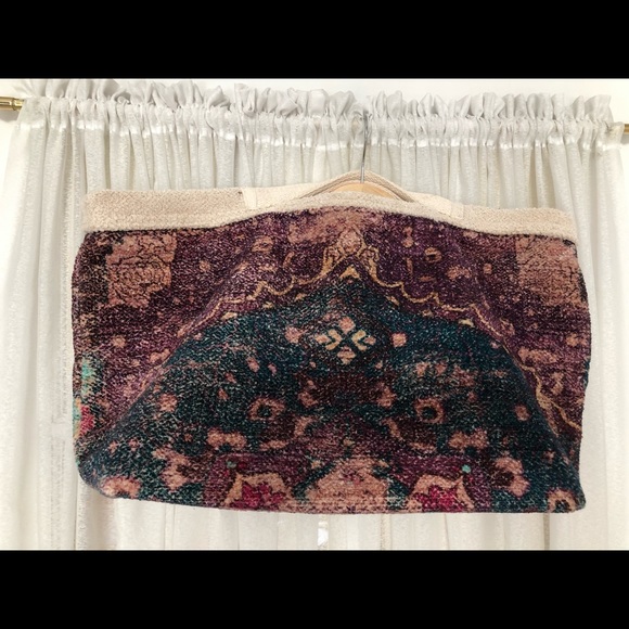 Urban Outfitter Purple Large Chenille Tote Bag. - Picture 3 of 5